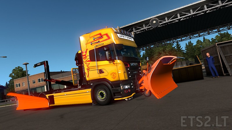 euro truck simulator 2 snow mod